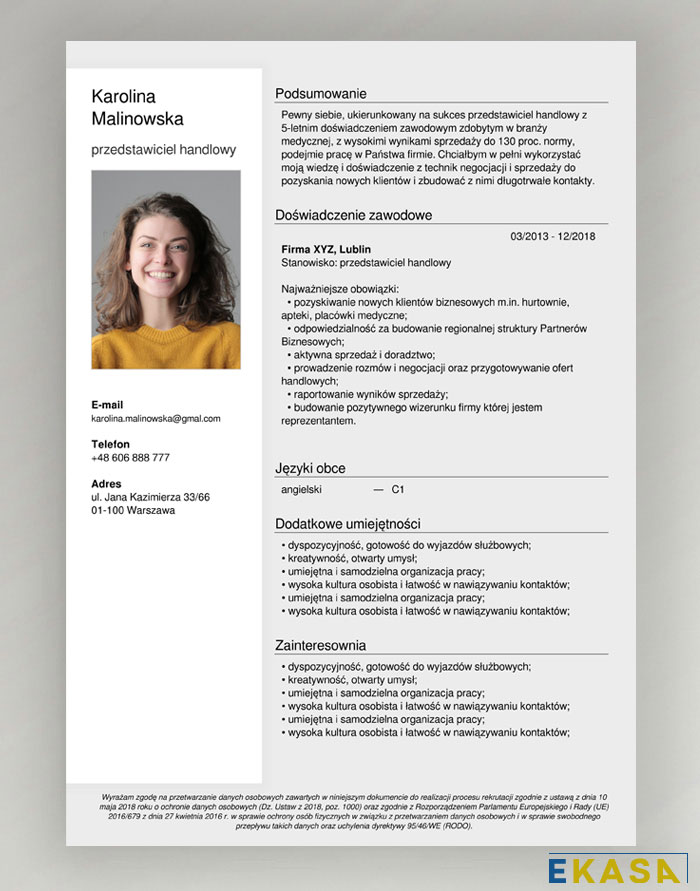 kreator CV za dramo online PDF